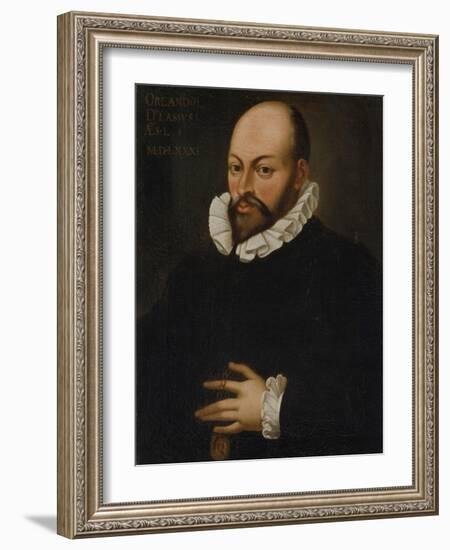 Portrait of Orlando Di Lasso. Copy after Hans Von Aachen, 17/18th Century-Hans von Aachen-Framed Giclee Print