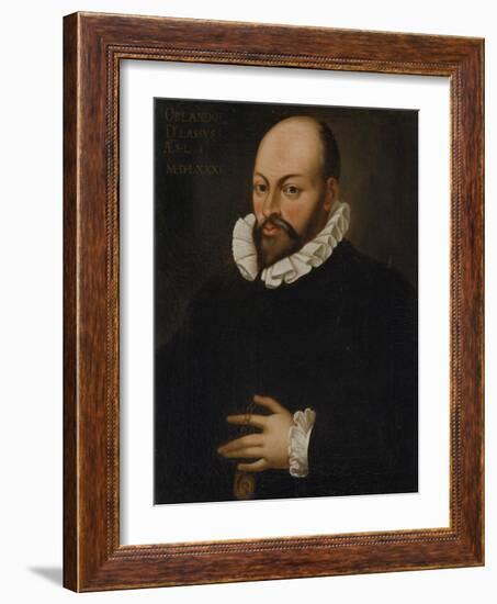 Portrait of Orlando Di Lasso. Copy after Hans Von Aachen, 17/18th Century-Hans von Aachen-Framed Giclee Print