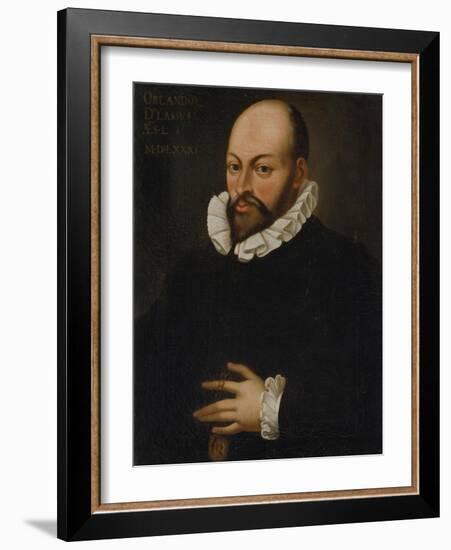 Portrait of Orlando Di Lasso. Copy after Hans Von Aachen, 17/18th Century-Hans von Aachen-Framed Giclee Print