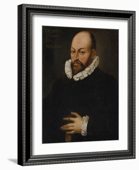 Portrait of Orlando Di Lasso. Copy after Hans Von Aachen, 17/18th Century-Hans von Aachen-Framed Giclee Print