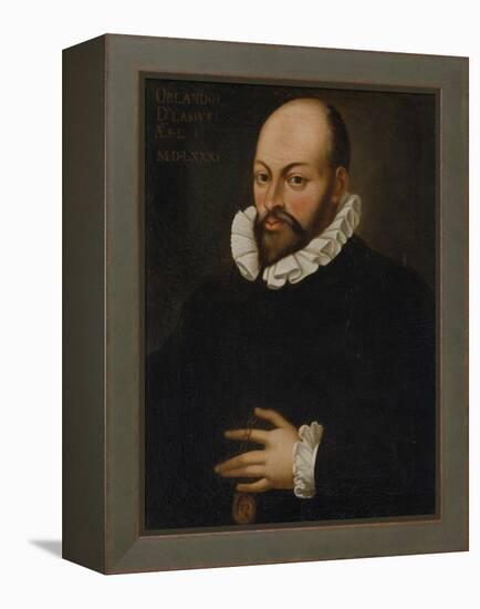 Portrait of Orlando Di Lasso. Copy after Hans Von Aachen, 17/18th Century-Hans von Aachen-Framed Premier Image Canvas