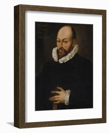 Portrait of Orlando Di Lasso. Copy after Hans Von Aachen, 17/18th Century-Hans von Aachen-Framed Giclee Print