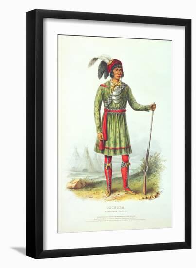 Portrait of Osceola-null-Framed Art Print