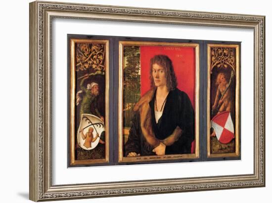 Portrait of Oswald Krell-Albrecht Dürer-Framed Art Print