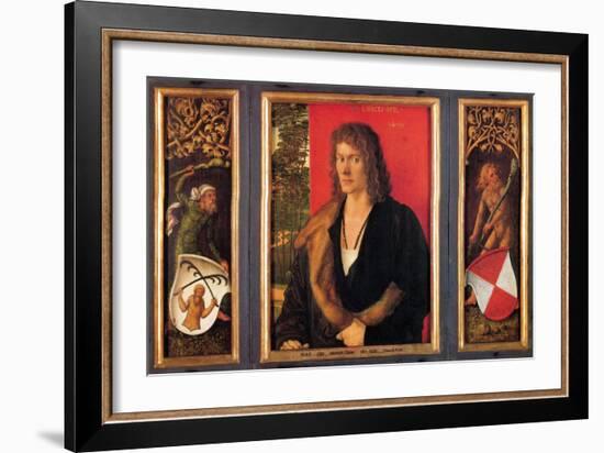 Portrait of Oswald Krell-Albrecht Dürer-Framed Art Print