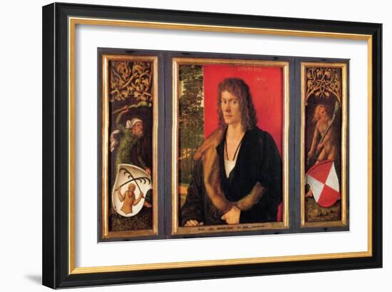 Portrait of Oswald Krell-Albrecht Dürer-Framed Art Print