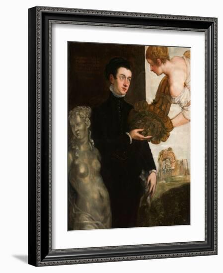 Portrait of Ottavio Strada, 1567-Jacopo Robusti Tintoretto-Framed Giclee Print