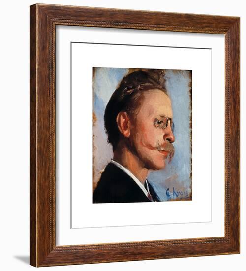 Portrait of Otto Benzon-Christian Krohg-Framed Premium Giclee Print