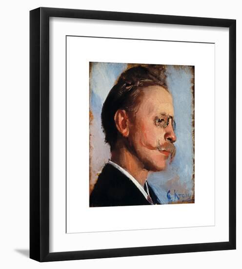 Portrait of Otto Benzon-Christian Krohg-Framed Premium Giclee Print