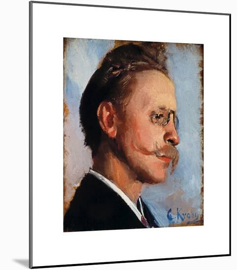Portrait of Otto Benzon-Christian Krohg-Mounted Premium Giclee Print
