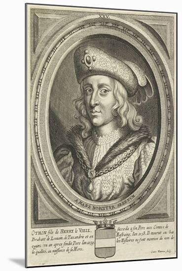 Portrait of Otto, Duke of Brabant and Leuven, 1662-Conrad Waumans-Mounted Giclee Print