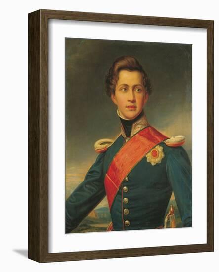 Portrait of Otto, King of Greece, 1832-Joseph Karl Stieler-Framed Giclee Print