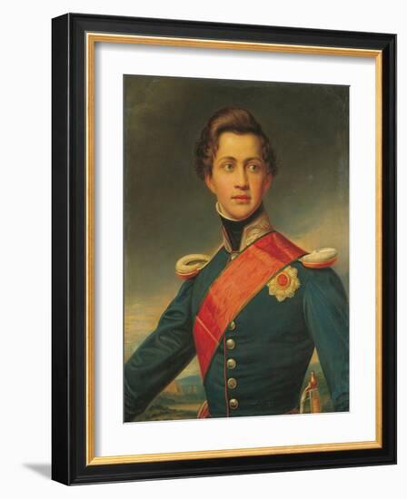 Portrait of Otto, King of Greece, 1832-Joseph Karl Stieler-Framed Giclee Print