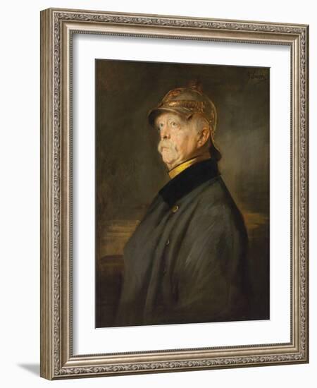 Portrait of Otto Von Bismarck (1815-1898) Par Lenbach, Franz, Von (1836-1904). Oil on Canvas, Size-Franz Seraph von Lenbach-Framed Giclee Print