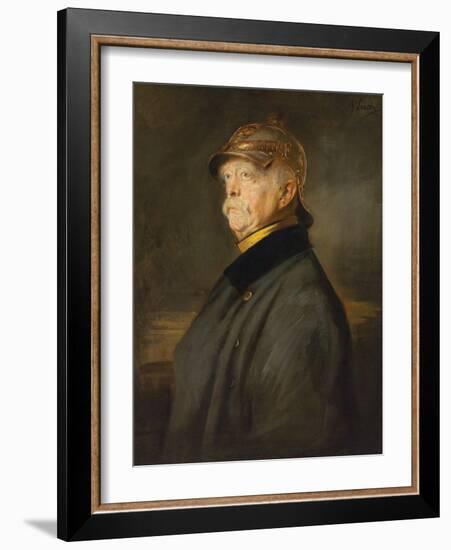 Portrait of Otto Von Bismarck (1815-1898) Par Lenbach, Franz, Von (1836-1904). Oil on Canvas, Size-Franz Seraph von Lenbach-Framed Giclee Print