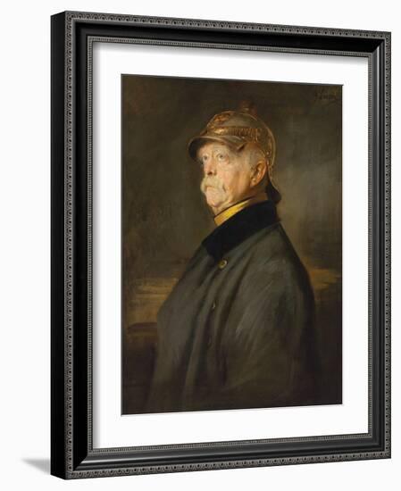 Portrait of Otto Von Bismarck (1815-1898) Par Lenbach, Franz, Von (1836-1904). Oil on Canvas, Size-Franz Seraph von Lenbach-Framed Giclee Print