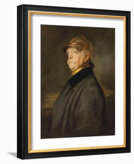 Portrait of Otto Von Bismarck (1815-1898) Par Lenbach, Franz, Von (1836-1904). Oil on Canvas, Size-Franz Seraph von Lenbach-Framed Giclee Print