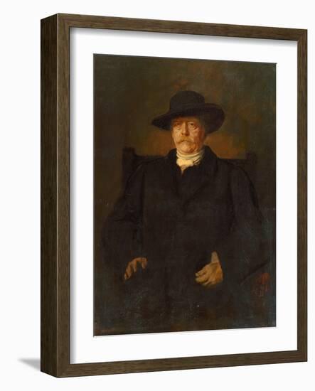 Portrait of Otto Von Bismarck in Civilian Dress, 1884-Franz Seraph von Lenbach-Framed Giclee Print