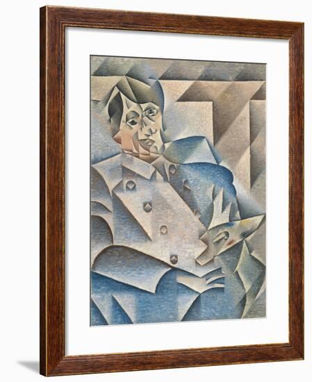 Portrait of Pablo Picasso by Juan Gris-null-Framed Giclee Print