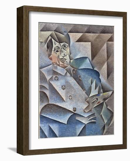 Portrait of Pablo Picasso, January-February 1912-Juan Gris-Framed Giclee Print