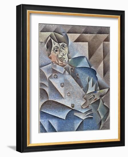 Portrait of Pablo Picasso, January-February 1912-Juan Gris-Framed Giclee Print