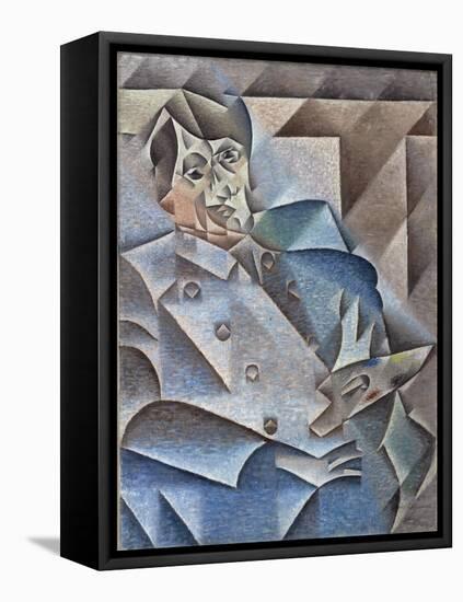 Portrait of Pablo Picasso, January-February 1912-Juan Gris-Framed Premier Image Canvas