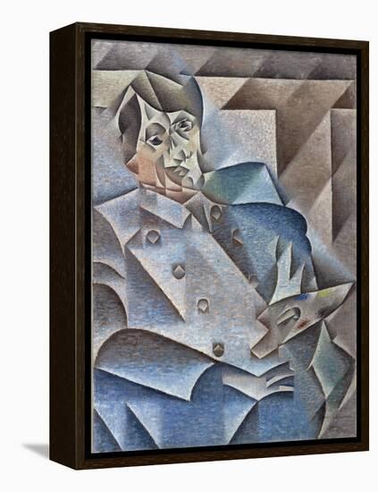 Portrait of Pablo Picasso, January-February 1912-Juan Gris-Framed Premier Image Canvas