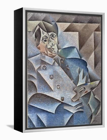 Portrait of Pablo Picasso, January-February 1912-Juan Gris-Framed Premier Image Canvas