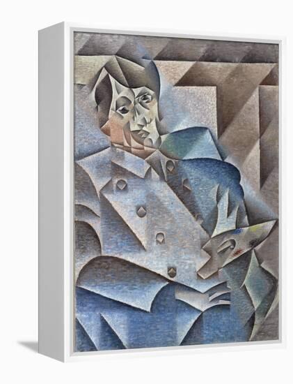 Portrait of Pablo Picasso, January-February 1912-Juan Gris-Framed Premier Image Canvas