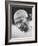 Portrait of Pacifist and Advocate of India's Independence from Great Britain, Mohandas Gandhi-null-Framed Premium Photographic Print