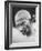 Portrait of Pacifist and Advocate of India's Independence from Great Britain, Mohandas Gandhi-null-Framed Premium Photographic Print