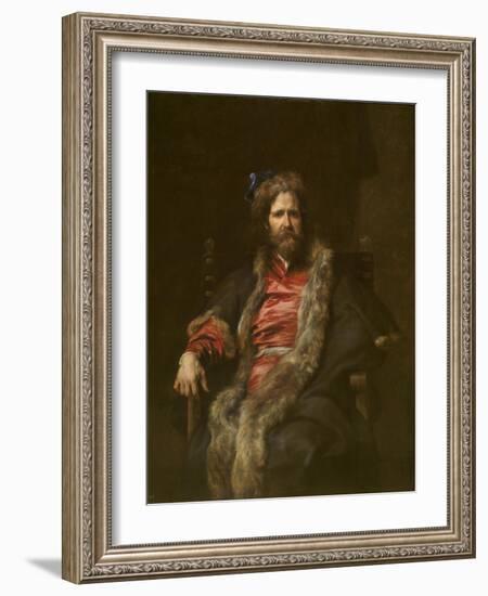 Portrait of Painter Martin Ryckaert (1587-163)-Sir Anthony Van Dyck-Framed Giclee Print