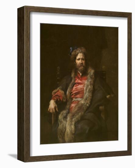 Portrait of Painter Martin Ryckaert (1587-163)-Sir Anthony Van Dyck-Framed Giclee Print