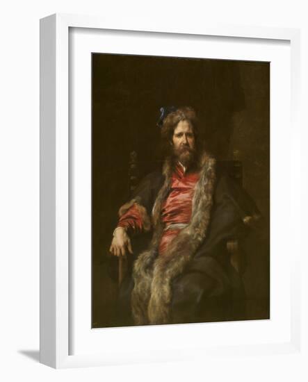 Portrait of Painter Martin Ryckaert (1587-163)-Sir Anthony Van Dyck-Framed Giclee Print