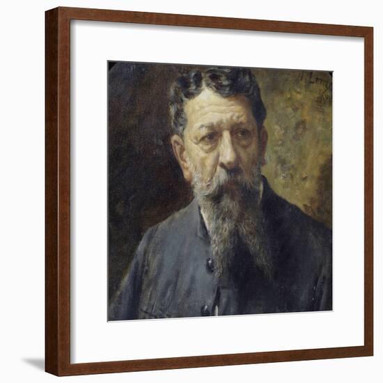 Portrait of Painter Scomparini-Antonio Lonza-Framed Giclee Print