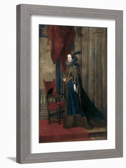 Portrait of Paolina Adorno-Brignole-Sale-Sir Anthony Van Dyck-Framed Giclee Print