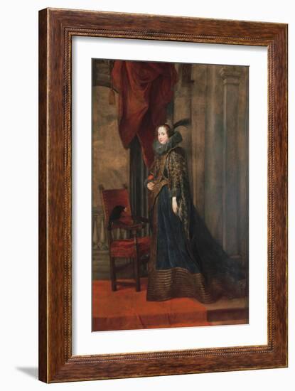 Portrait of Paolina Adorno Brignole Sale-Sir Anthony Van Dyck-Framed Giclee Print