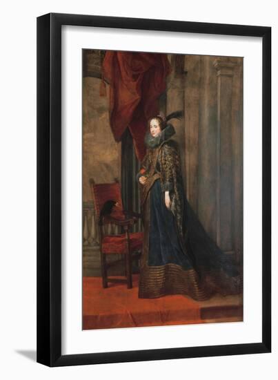 Portrait of Paolina Adorno Brignole Sale-Sir Anthony Van Dyck-Framed Giclee Print