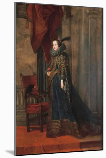 Portrait of Paolina Adorno Brignole Sale-Sir Anthony Van Dyck-Mounted Giclee Print