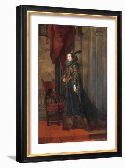 Portrait of Paolina Adorno Brignole Sale-Sir Anthony Van Dyck-Framed Giclee Print