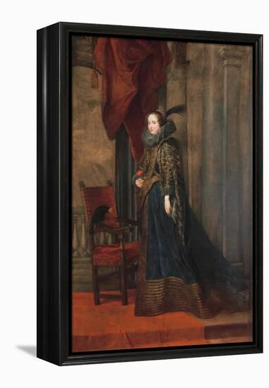 Portrait of Paolina Adorno Brignole Sale-Sir Anthony Van Dyck-Framed Premier Image Canvas