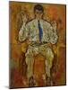 Portrait of Paris Von Gütersloh, 1918-Egon Schiele-Mounted Giclee Print