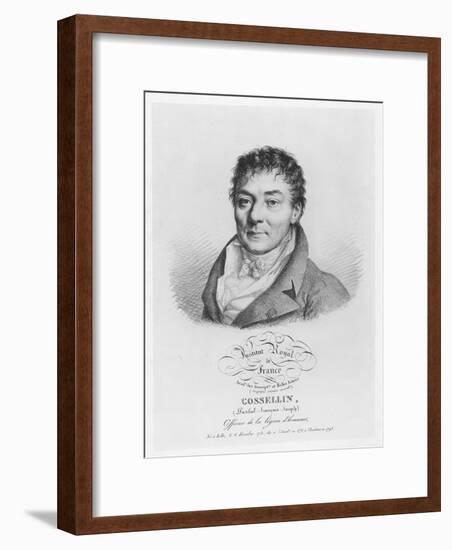 Portrait of Pascal Joseph François Gosselin, 1821-Julien Leopold Boilly-Framed Premium Giclee Print