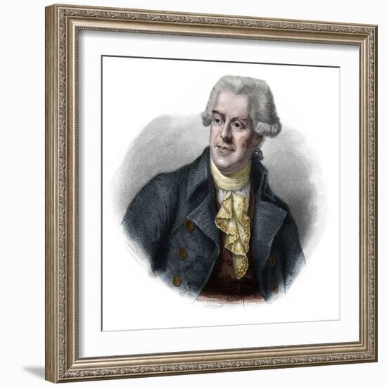 Portrait of Pascal (Pasquale) Paoli (1725-1807) Corsican patriot and leader-French School-Framed Giclee Print