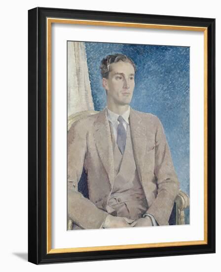 Portrait of Patrick Buchan-Hepburn, Lord Hailes, 1934-Glyn Warren Philpot-Framed Giclee Print