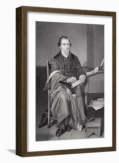 Portrait of Patrick Henry (1736-99)-Alonzo Chappel-Framed Giclee Print