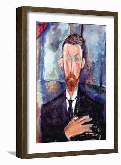 Portrait of Paul Alexander's-Amedeo Modigliani-Framed Art Print