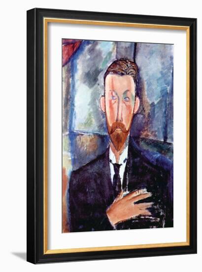 Portrait of Paul Alexander's-Amedeo Modigliani-Framed Art Print
