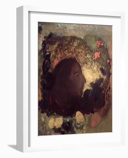 Portrait of Paul Gauguin, Painted after His Death, circa 1903-05-Odilon Redon-Framed Giclee Print