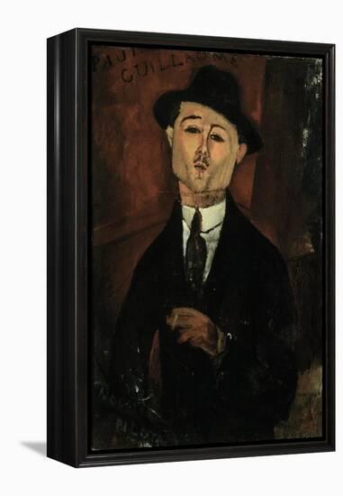 Portrait of Paul Guillaume-Amedeo Modigliani-Framed Premier Image Canvas